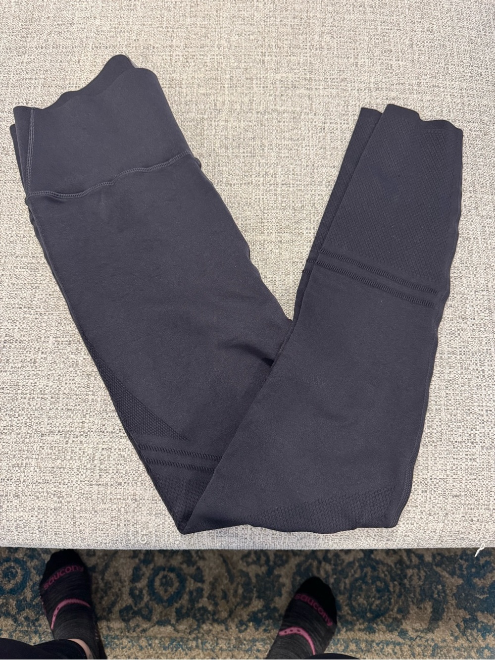 Fabletics Sculptknit Dark Gray Seamless Leggings